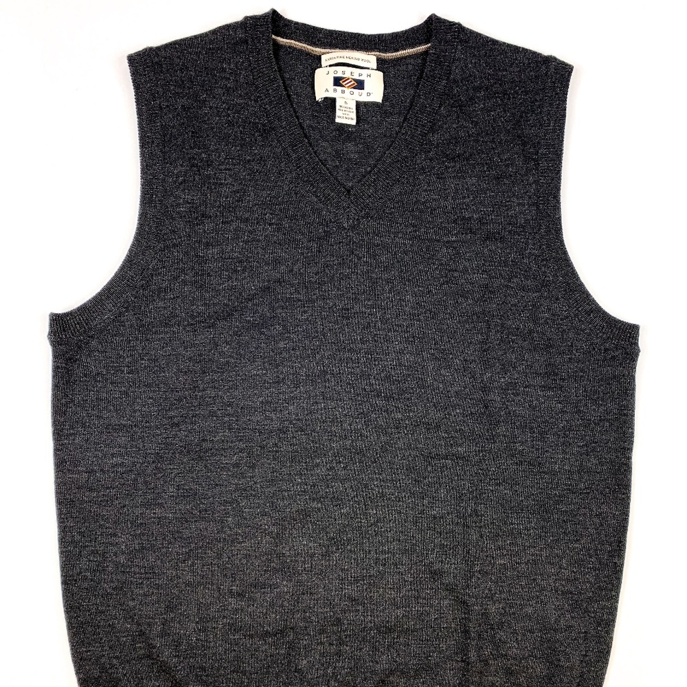 Joseph Abboud Merino Wool Men's Sweater Vest